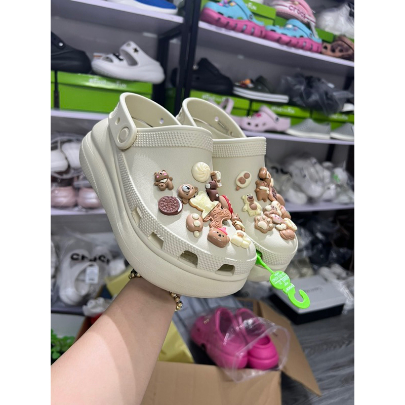 Sục Crush Cross đế cao 7cm- tặng kèm 10 sticker