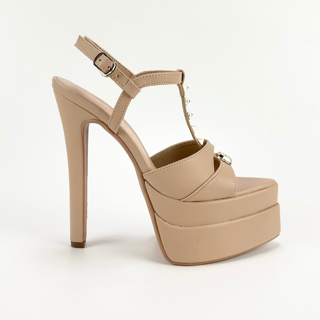 Giày dép 17cm ,sandanl cao gót đế đúp ,giày cưới,hoa hậu catwalk mũi nhọn 70-17cm gót nhọn