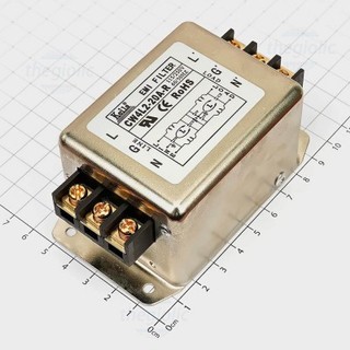 Cw4l2-20a-r bộ lọc nguồn 1 pha 20a 115/250v//268