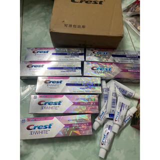 Có sẵn-kem đánh răng crest 3d White brilliance
