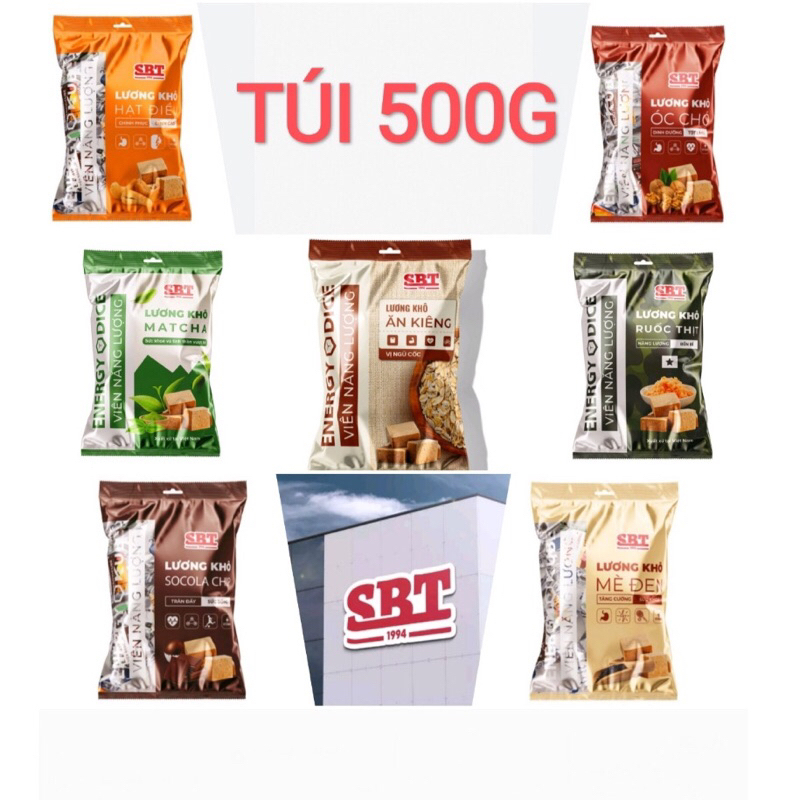 1 Viên lương khô mini ăn kiêng SBT , lương khô ăn vặt văn phòng