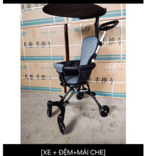 Xe đẩy cho bé, xe đẩy gấp gọn em bé đi du lịch siêu gọn nhẹ