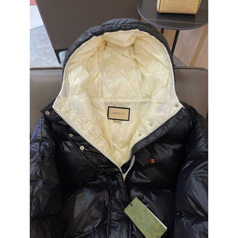 Áo phao Gucci cao cấp màu đen