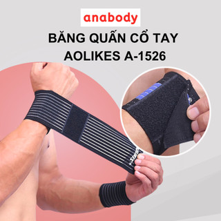 Đai quấn cổ tay hỗ trợ tập thể thao aolikes a - 1526 cao cấp chính hãng
