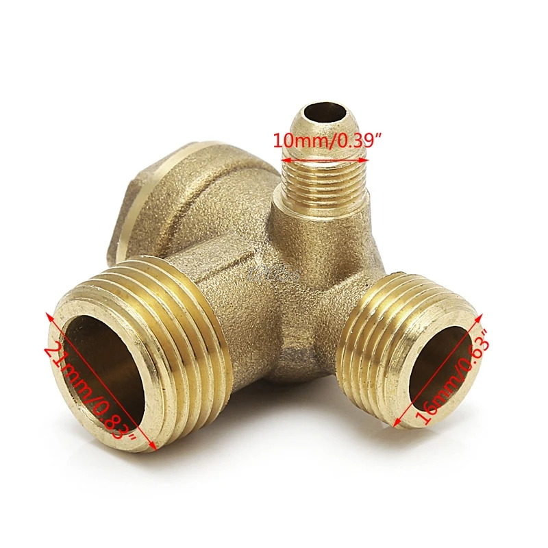Van 1 chiều Đồng xin ren 21/16/10mm cho máy nén khí