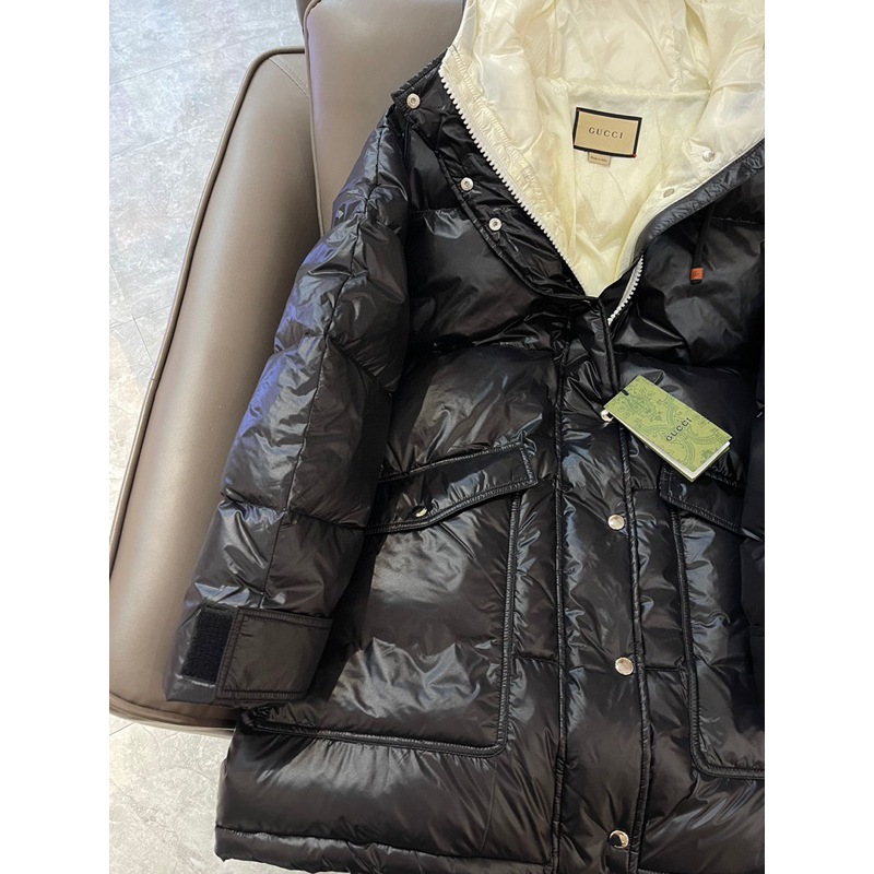 Áo phao Gucci cao cấp màu đen