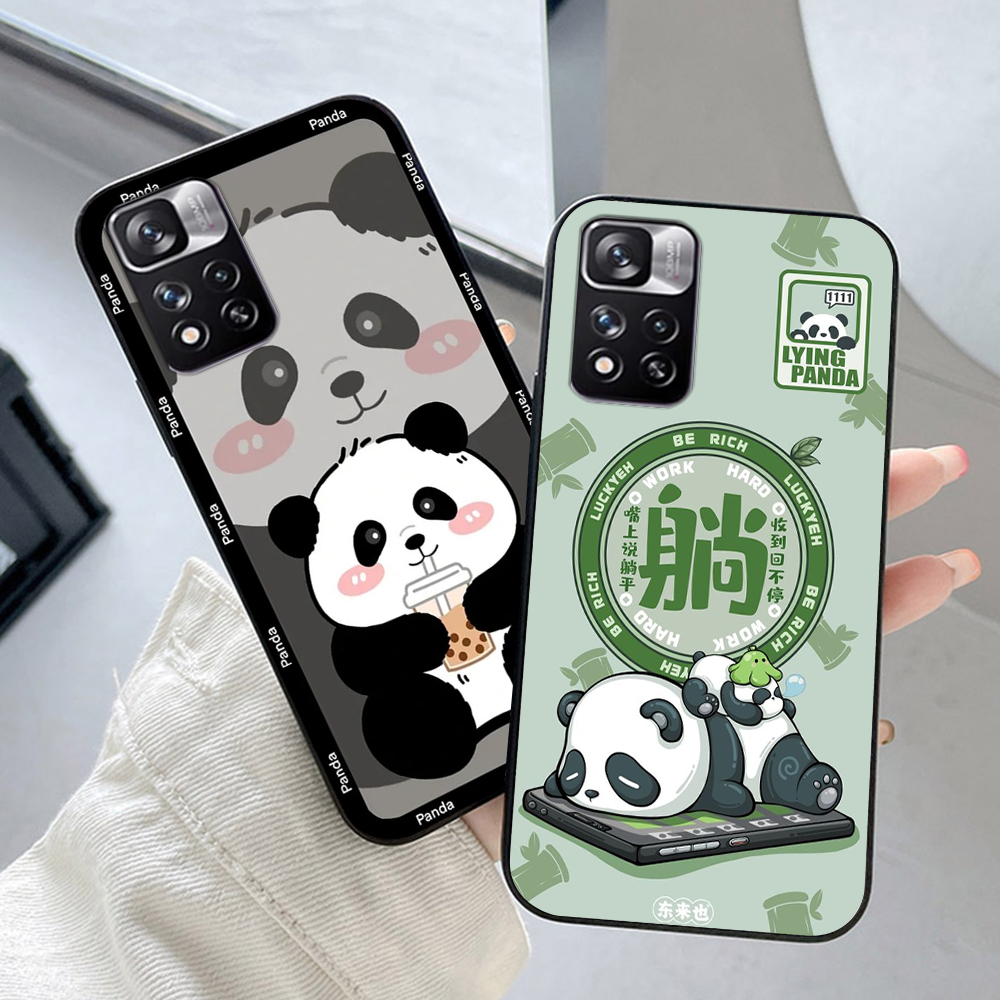Ốp lưng Xiaomi redmi note 11 pro 5g china / note 11 pro plus in hình gấu trúc panda cute