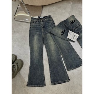 QUẦN JEANS LƯNG CAO ỐNG LOE