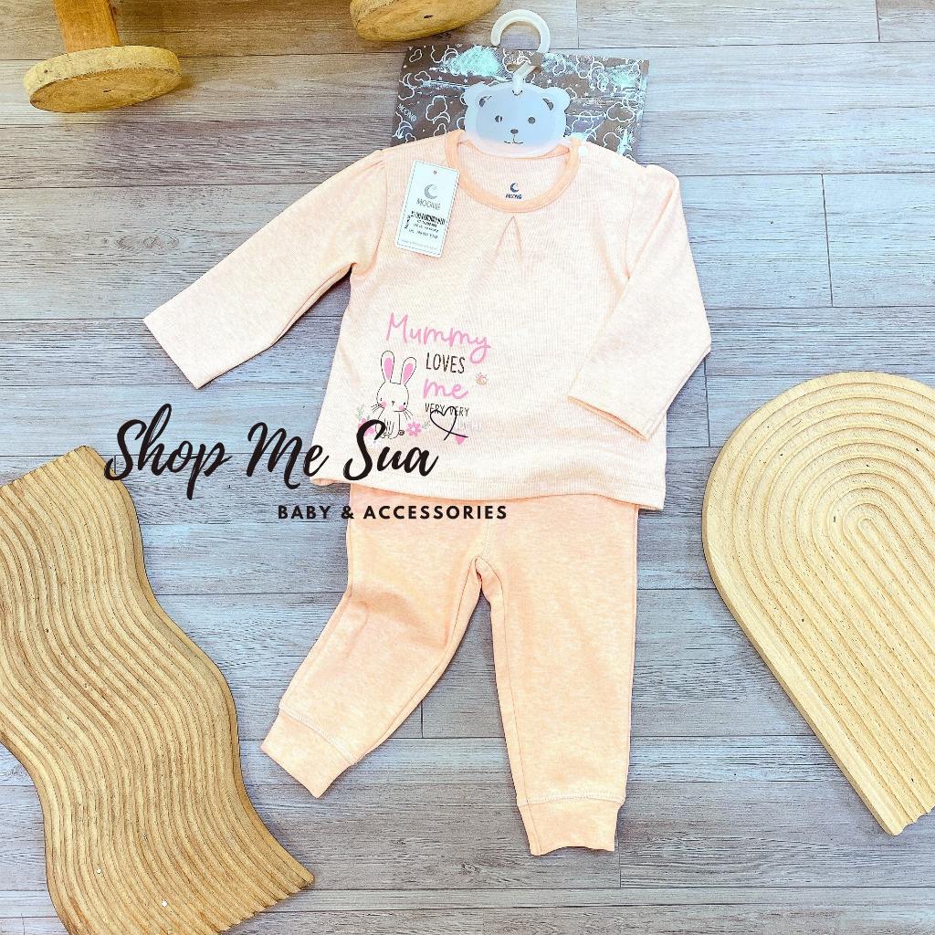 MOON  Bộ dài tay NỈ nhung đông cho bé