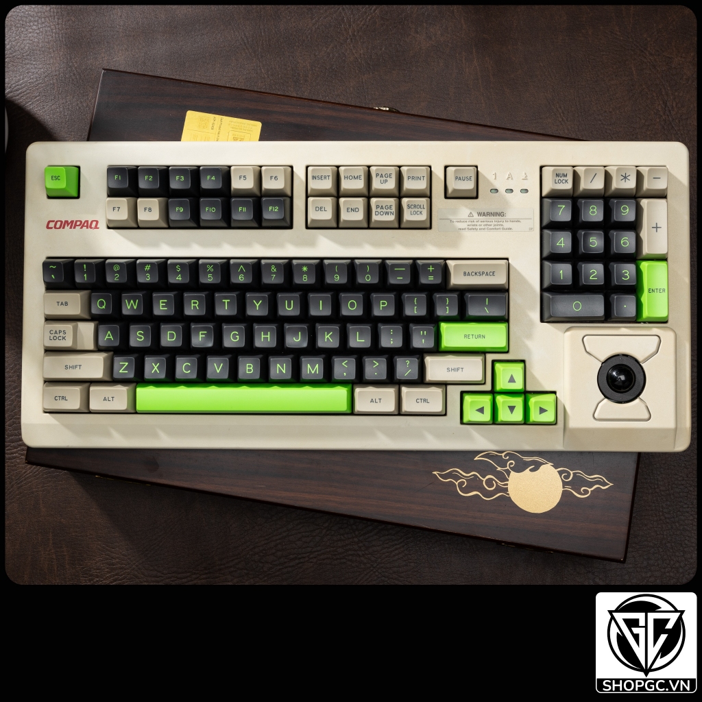 Keycap MAXKEY Green Screen | SA Profile | ABS Double-shot | Nút nhựa bàn phím cơ siêu dày