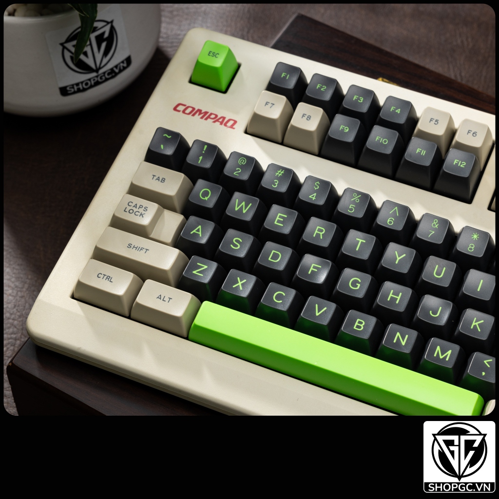 Keycap MAXKEY Green Screen | SA Profile | ABS Double-shot | Nút nhựa bàn phím cơ siêu dày