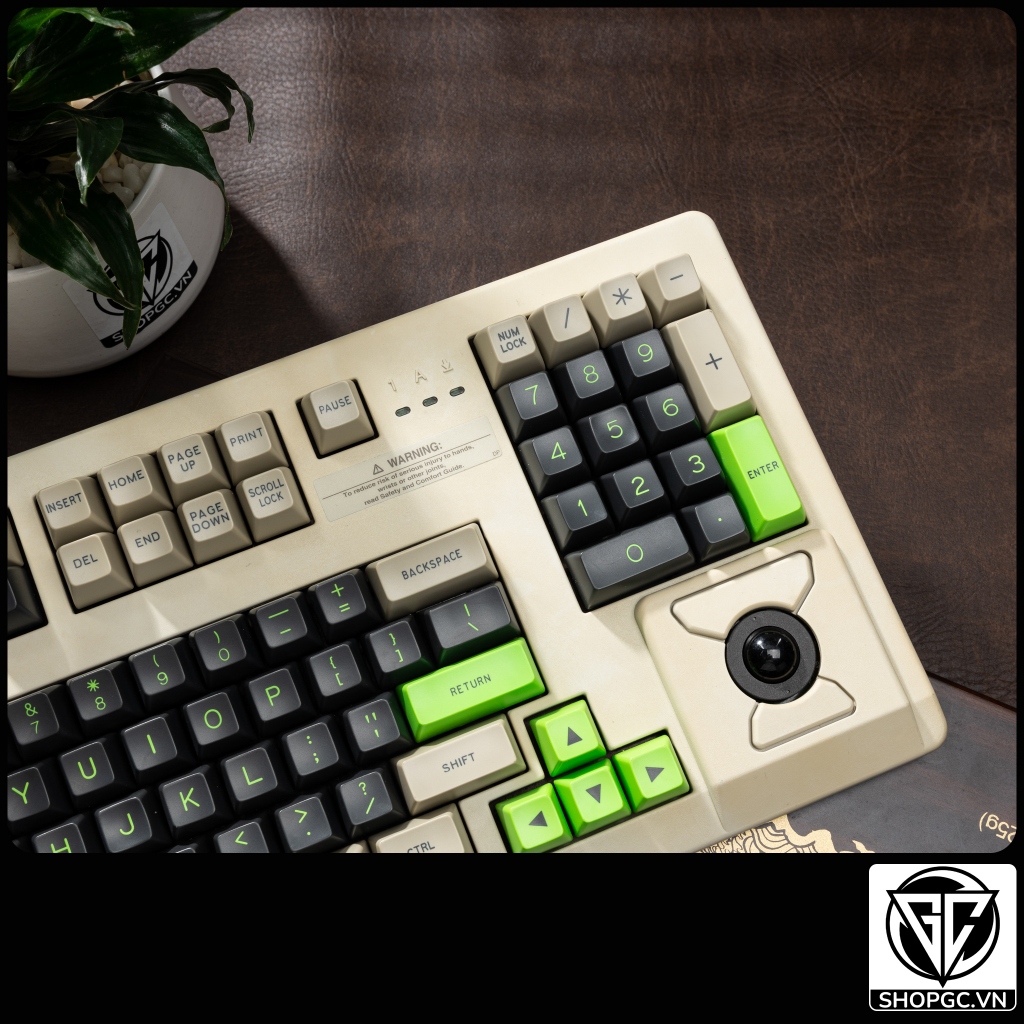 Keycap MAXKEY Green Screen | SA Profile | ABS Double-shot | Nút nhựa bàn phím cơ siêu dày