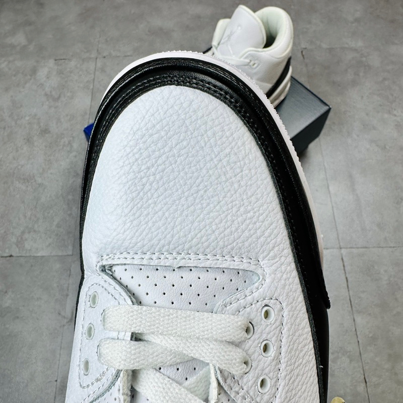 Giày Thể Thao Sneaker Air Jordan JD 3 Retro Fragment SP White Da Lộn DA3595-100