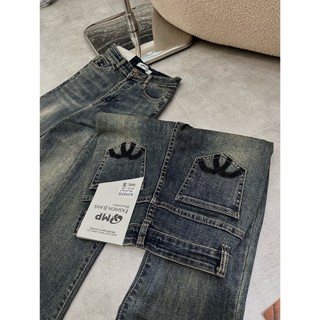 QUẦN JEANS LƯNG CAO ỐNG LOE