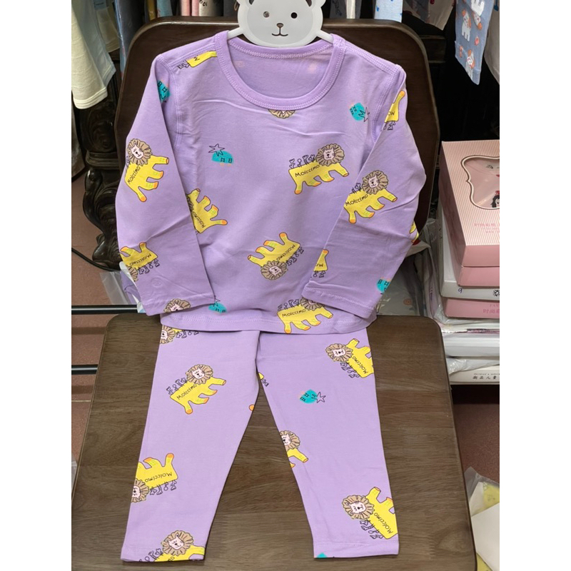 Bộ quần áo thu đông dài tay kháng khuẩn bé trai / bé gái mềm mại không bai dão