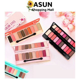 Bảng Phấn Mắt Lameila 10 Ô Đủ Màu Play Color Eyes (Có Nhũ)