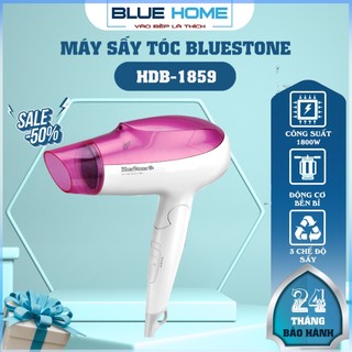 Máy sấy tóc bluestone hdb-1859, công nghệ ionic 1800w - 3 chế độ sấy, hàng chính hãng