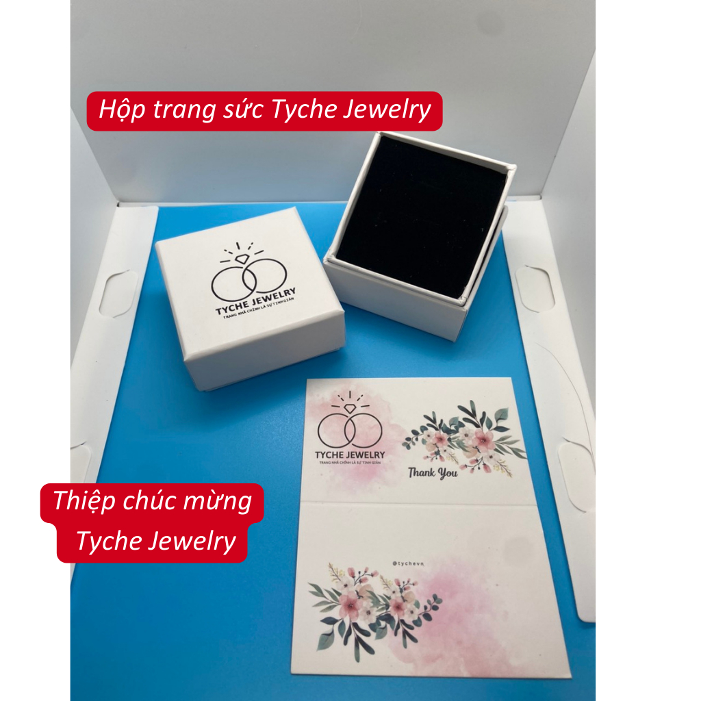 Nhẫn bạc Tyche Lock thiết kế đơn giản, phong cách Ritro thủ công dành cho cả nam và nữ TYCHE JEWELRY