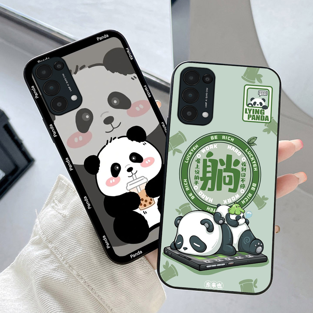ốp lưng oppo reno 5 / oppo reno 5 4g / oppo reno 5 5g in hình gấu trúc panda cute