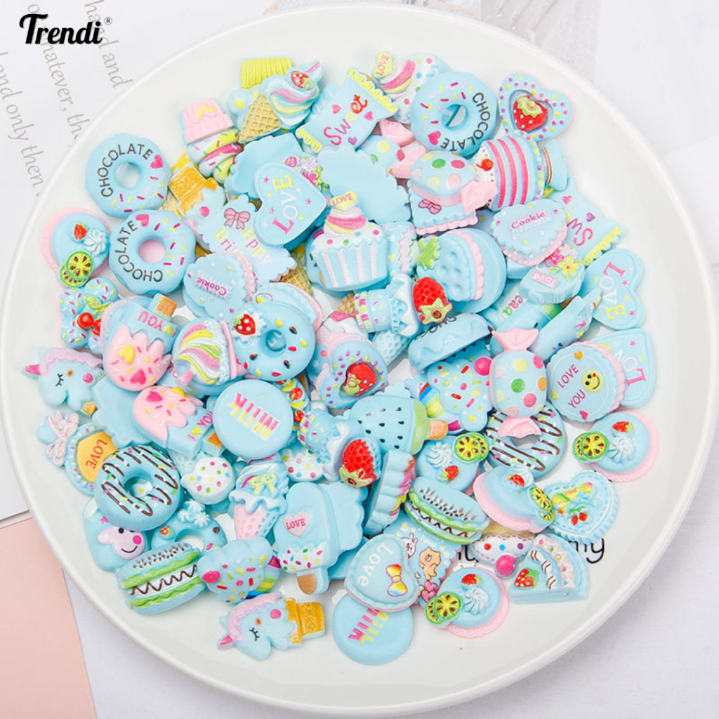 Combo 10 Charm Giáng Sinh Mẫu 2 Trang Trí Giáng Sinh Noel - Slime Trang trí Phụ Kiện Đồ dùng cá nhân DIY