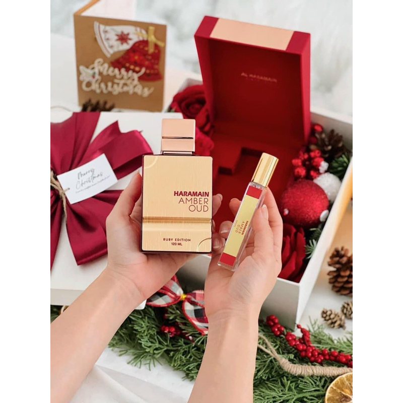 Mẫu thử nước hoa Haramain Amber Oud Ruby Edition