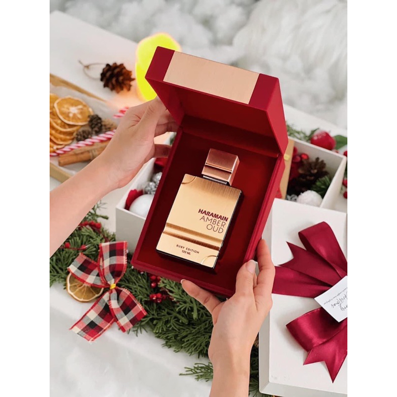 Mẫu thử nước hoa Haramain Amber Oud Ruby Edition