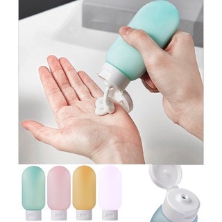 Chai Chiết Dầu Gội/ Mỹ Phẩm Dạng Gel Nhiều Màu 60ml Du Lịch