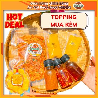 GIA VỊ TOPPING LẺ TRONG COMBO BÁNH TRÁNG PHƠI SƯƠNG PACO FOOD
