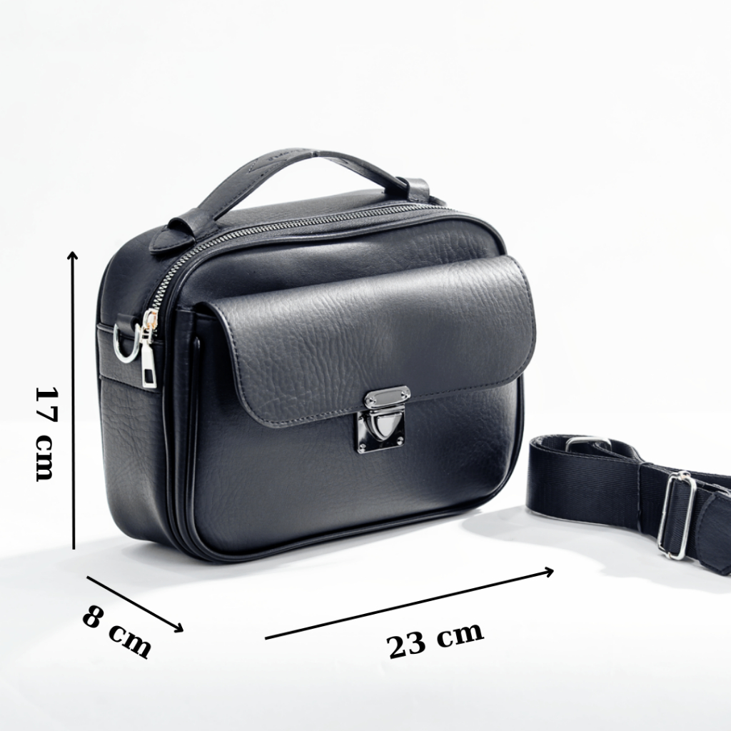 Túi Đeo Chéo Da Nam Cao Cấp, Túi Xách Thời Trang Hàn Quốc Chất Liệu Da PU