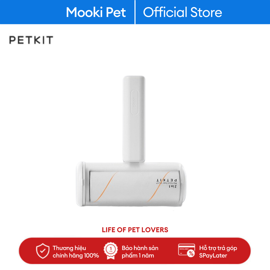 Cây lăn lông chó mèo thiết kế 2 trong 1 Petkit Mooki Pet