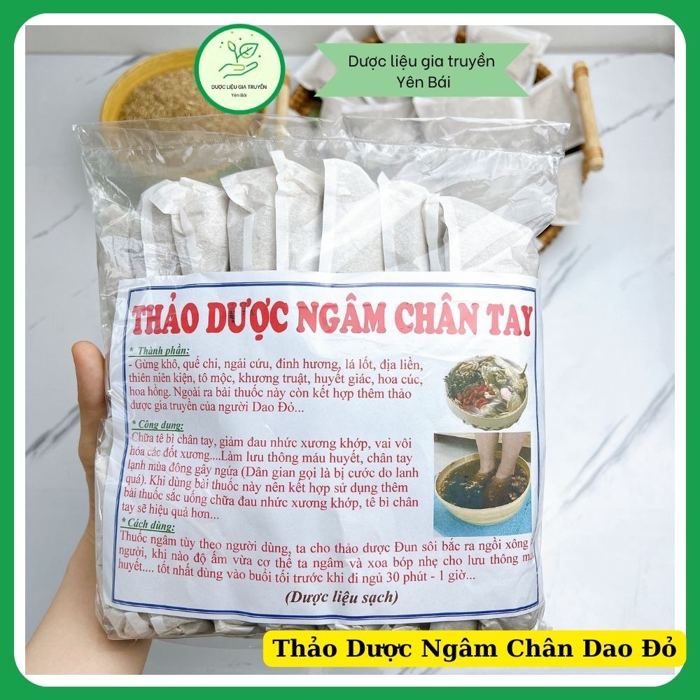 Thảo Dược Ngâm Chân Gia Truyền Người Dao Đỏ giảm đau nhức xương khớp, thải độc tố