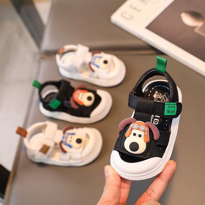 Sandal chú chó nhỏ bé trai_Táo