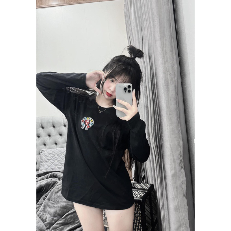 Áo thun đen dài tay