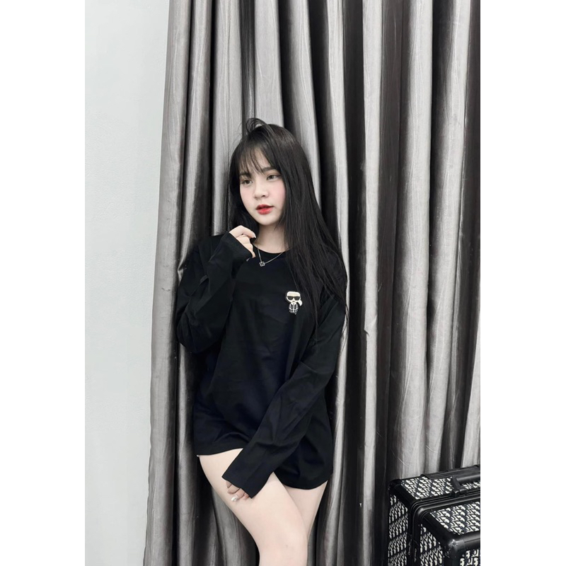 Áo thun đen dài tay