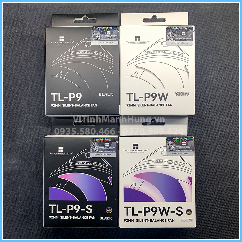 Quạt Thermalright TL-P9, 9cm, 4 pin PWM, 2200rpm, 32 CFM.