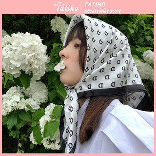 [Hàng Xịn, Giá Tốt] Khăn Lụa Vuông, Khăn Turban Chữ D Cao Cấp Sang Trọng - Chất Liệu Chiffon - 70x70cm - Mã KL012
