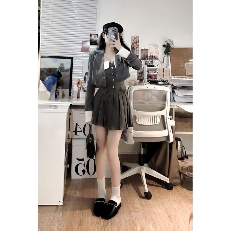 Set 3 chi tiết vest hàn