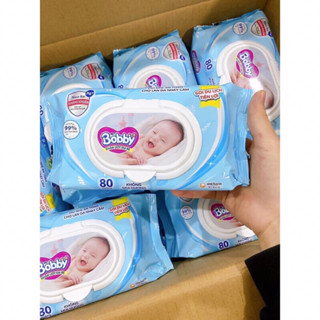 Khăn giấy ướt Huggies/Bobby/Baby Love (Nano Bạc kháng khuẩn)