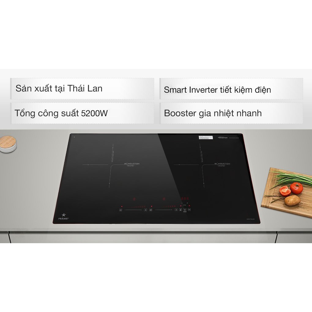 Bếp từ đôi lắp âm Pramie PRTH-2022