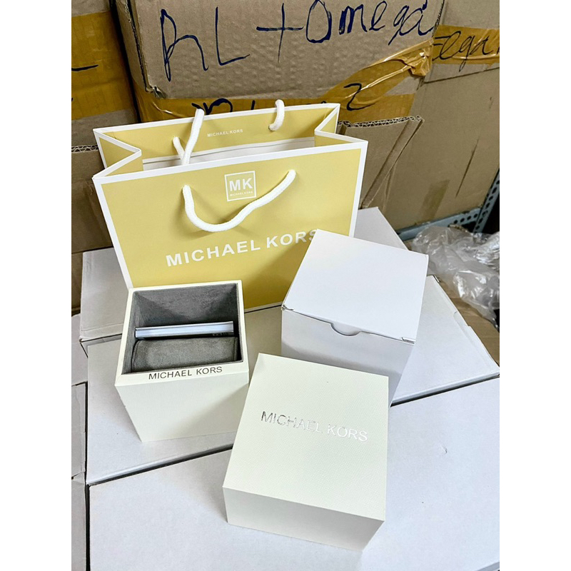 Đồng hồ nữ Michael Kors MK3366 Mặt tròn siz 33mm dây kim loại vàng hồng