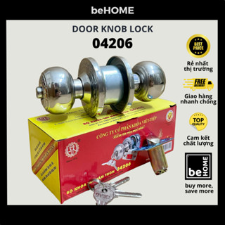   04206  KHOÁ TAY NẮM TRÒN VT 04206  đóng hộp  - Ổ KHOÁ TRÒN TRẮNG BÓNG 