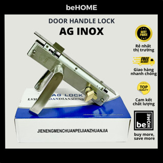 KHOÁ TAY GẠT AG INOX - AG Handle Door Lock - dùng cho cửa đố 3x6 Loại tốt
