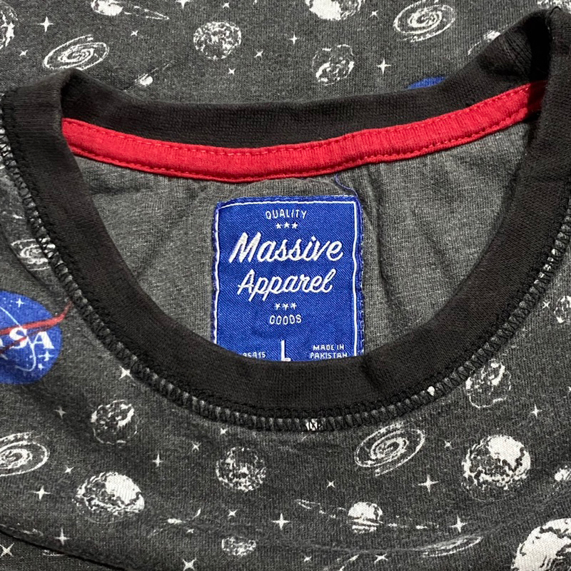 Áo Thun Mỹ 2hand Siêu Phẩm Hiệu NASA Full Print Size L