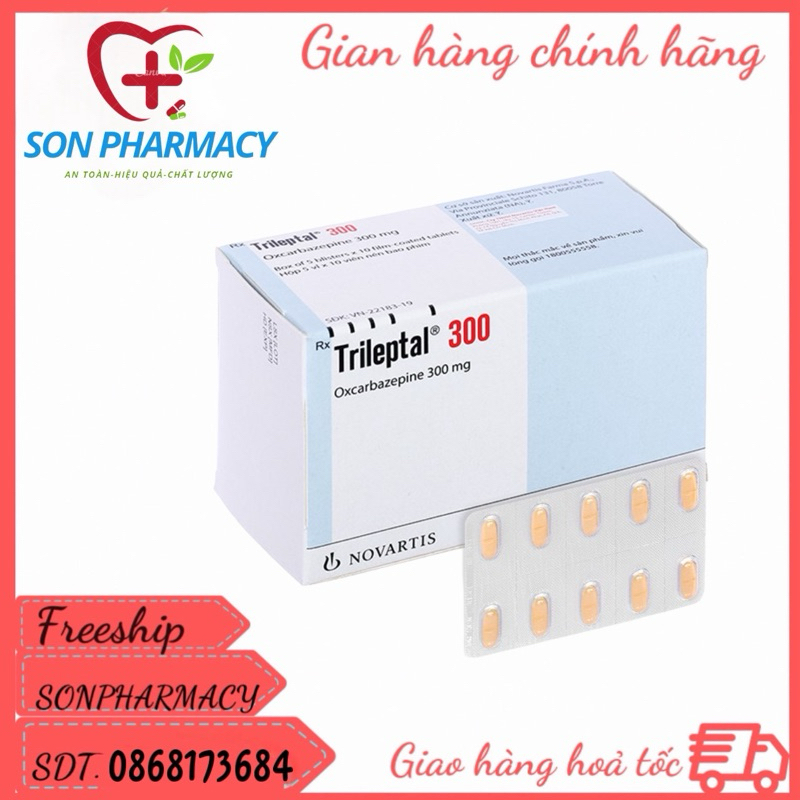 ✅ Viên  Uống Hỗ Trợ Tuần Hoàn Trileptal 300mg hộp 50viên
