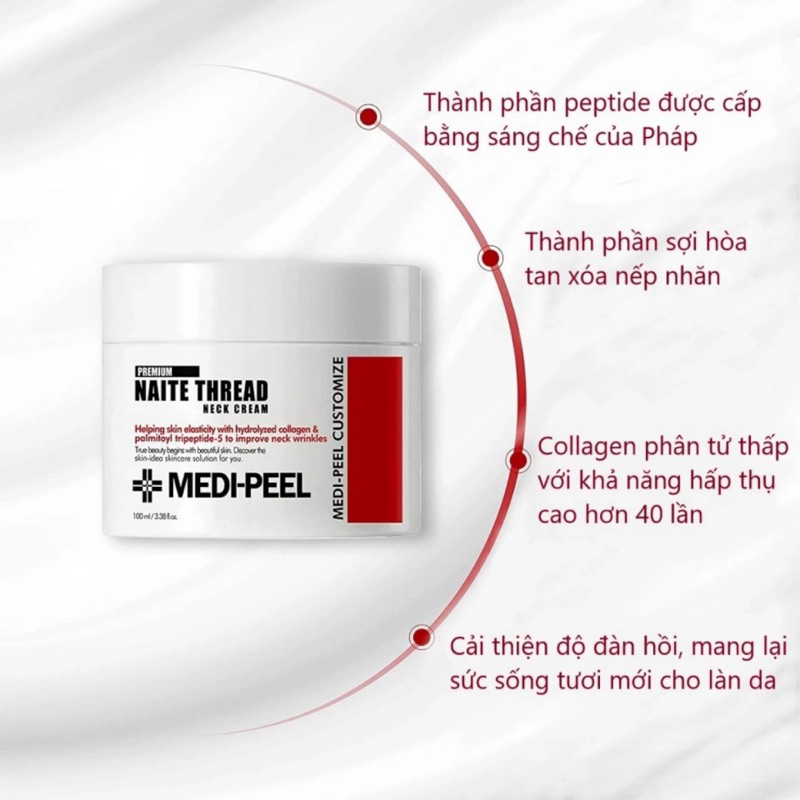 Kem Dưỡng Da Cổ Chống Lão Hóa MEDIPEEL NAITE THREAD Neck Cream Medi Peel 100ml