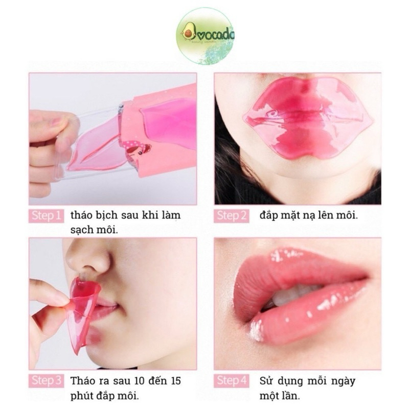 Mặt nạ dưỡng hồng môi BIOAQUA