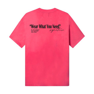 Áo thun wear what you need signature tee black / white cotton 250gsm