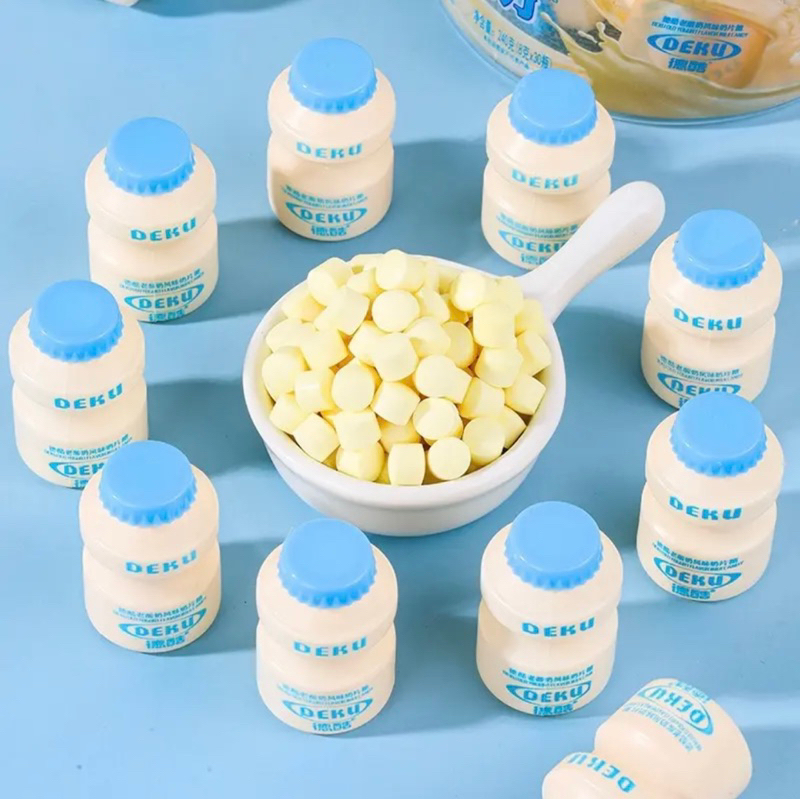 COMBO 10 HŨ KẸO SỮA CHUA DEKU VIÊN NÉN, KẸO SỮA CHUA , ĐỒ ĂN VẶT NGON