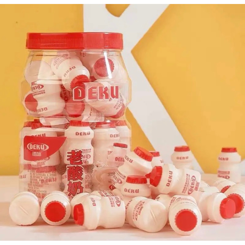 COMBO 10 HŨ KẸO SỮA CHUA DEKU VIÊN NÉN, KẸO SỮA CHUA , ĐỒ ĂN VẶT NGON