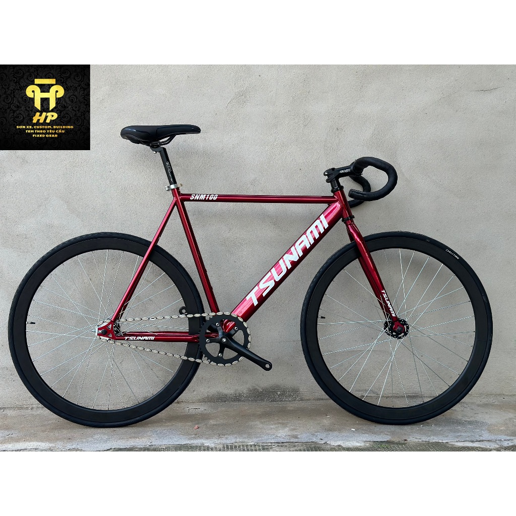 Fixed Gear CustomPaint M100 Đỏ